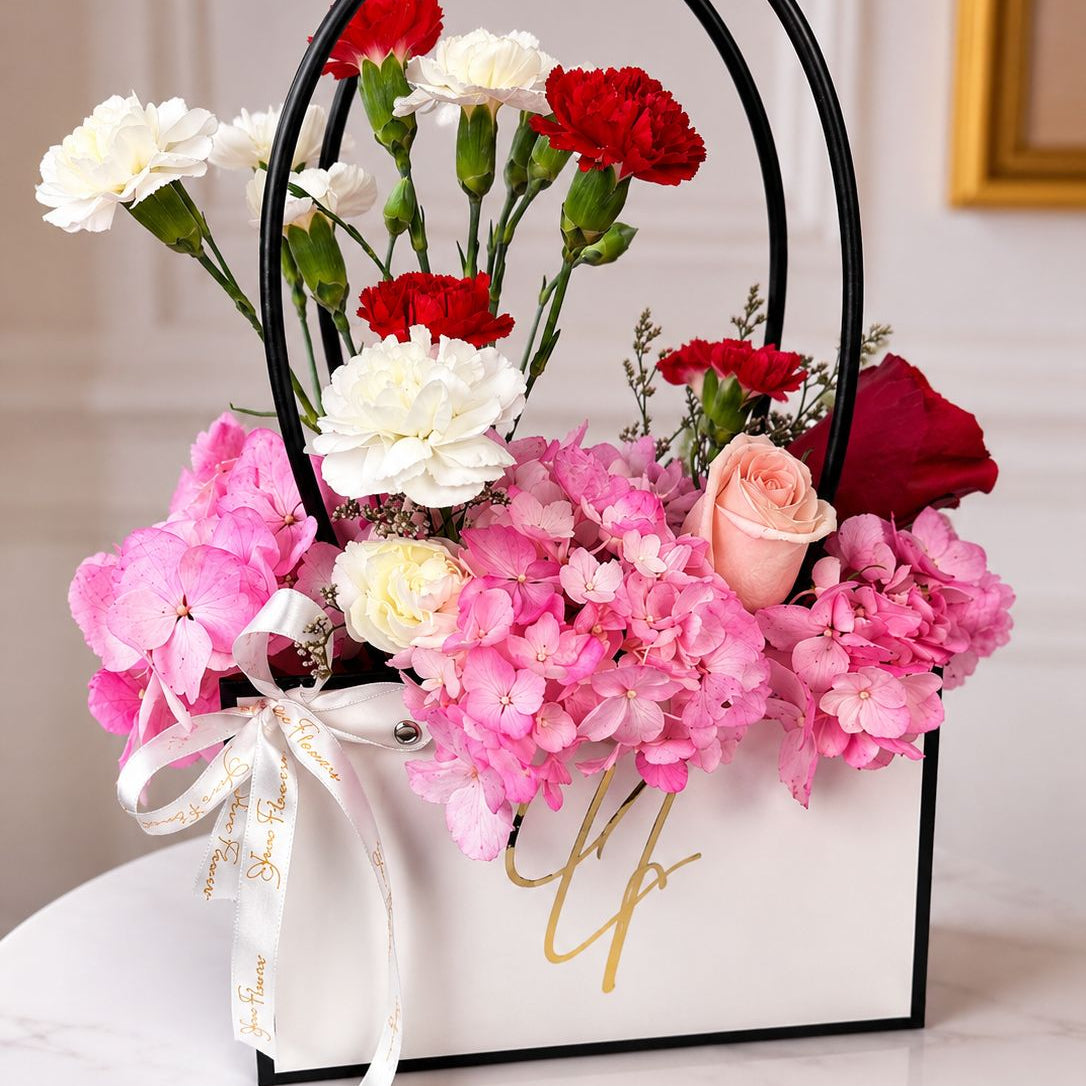 Elegant Blooms on box
