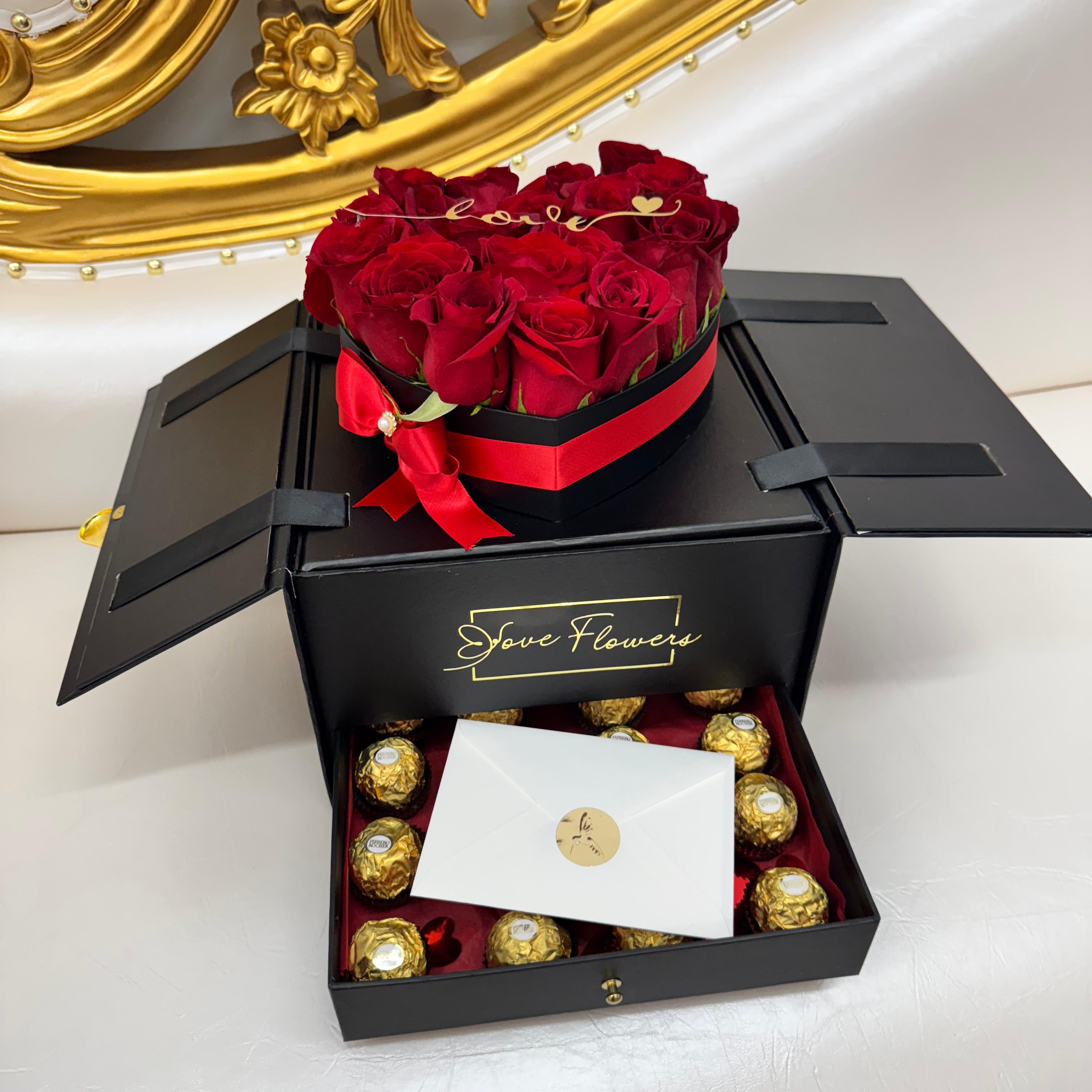 Heart Box and 16 chocolate drawer